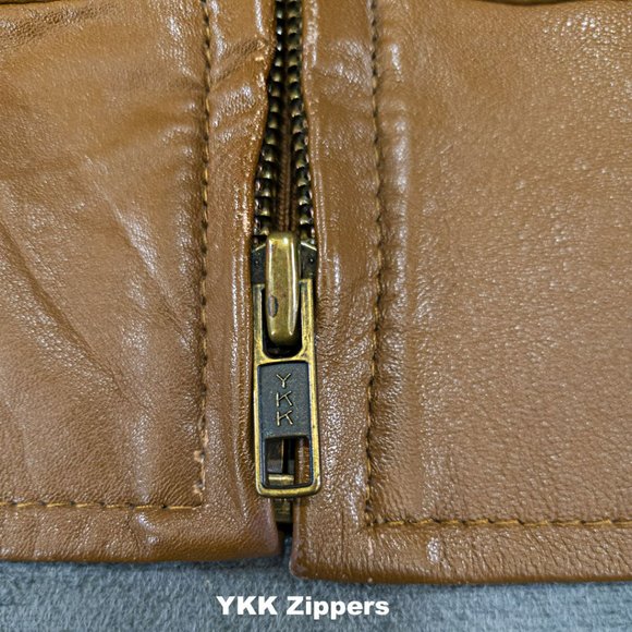 Gap Genuine Leather Zip-Up Jacket - Picture 5 of 10